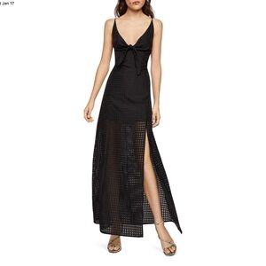 BCBGeneration Black Maxi Dress with Slit